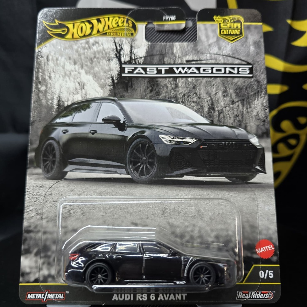 2025 Hot Wheels Fast Wagons Audi RS 6 Avant Chase 0/5 JBK71